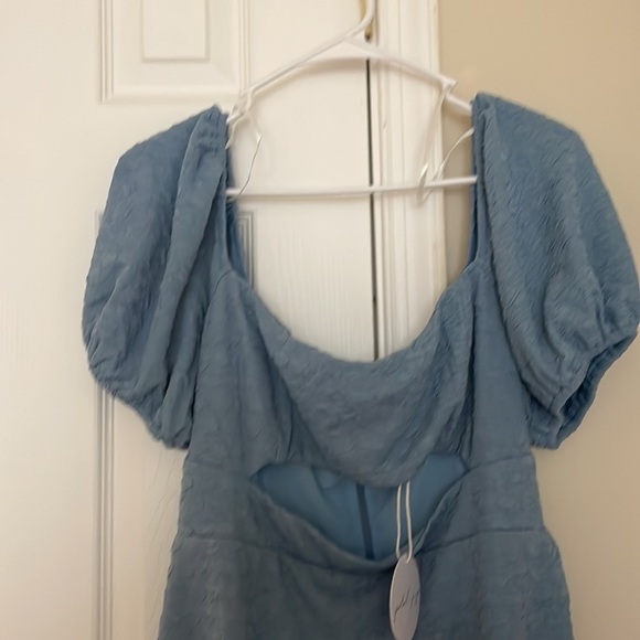 NWT Petal + Pup BAXIE MINI DRESS - BLUE - Picture 8 of 12